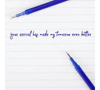 14 Pièces Recharges De Stylo Rechange¿Pointe 0,7 Mm¿Bleues,Stylo Roller Effaçable,Encre Thermosensible,Recharges Pour Stylo Remplaçable