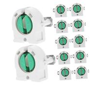 14 Pièces Support de Tube Lumineux LED T8, Douille de Rechange