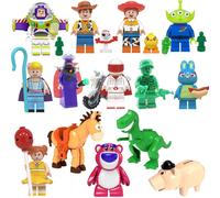 14 Pièces Toy Story Mini figurines Sheriff Woody Pride Jessie Briques Poupée Jouet Pour Enfant
