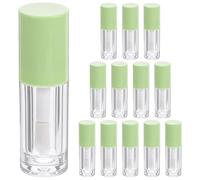 14 Pièces Tubes de Gloss à Lèvres Vides avec Baguette 6ml en ABS | Remplissage Simple, Distribution Facile, Léger et Rechargeable, Format Compact, Anti-fuite, Style Sobre