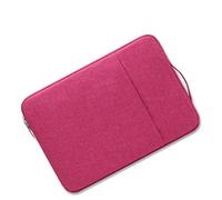 14 Pouces Housse Ordinateur PC Portable avec Poignée Sleeve Compatible Protection Pochette Ordinateur Sac Imperméable Rose Rouge