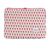 14 Pouces Housse pour Ordinateur Portable Imprimée De Fleurs 35x26x3cm Sac Transport pour Ordinateur Fermeture Zippée sur 2 Côtés Sac Fourre Tout Matelassé avec des Compartiments Housse pour Tablet