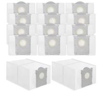 14 sacs à poussière pour aspirateurs robots Ecovacs X8/X9 Pro Omni, T50/T50 Pro/T50 Max Pro Omni, T30C Pro Omni et T80 Omni. Kit de sacs de rechange antibactériens.