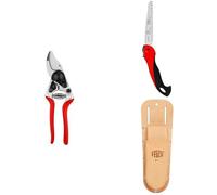 14 Sécateur Compact Professionnel Bypass 18 mm avec Scie Pliante 600 et Étui 911 pour Kit Taille Complet