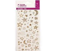 14 Stickers etoiles dorees Multicolore G