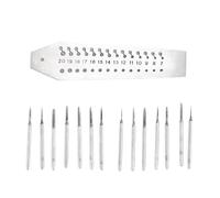 14 tarauds et matrices, kits d ' outils de réparation de montres pour le filetage et le taraudage à la main pour les tâches de réparation d ' horloger et de bijoux, kits de réparation de montres