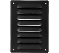 14 x 19 cm (dimensions extérieures) - Grille d'aération anthracite - Grilles de retour d'air de qualité - pour plafond et mur latéral - Système CVC - avec écran de protection (140 x 190 mm)