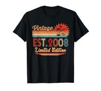 14 Year Old Gifts Vintage 2008 Édition limitée 14e Anniversaire T-Shirt Graphique avec Valeur