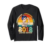 14 Year Old Legend Since 2012 - Awesome 14th Birthday Girls Manche Longue