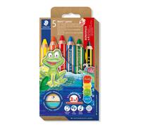[140 C6P1] STAEDTLER Crayon de couleur Noris junior, pack bonus