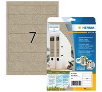 Herma Étiquettes kraft pour classeur format 192 x 38 mm — 140 étiquettes (20 feuilles A4 / cdt)