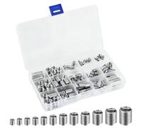 140 Inserts Filetés Hélicoïdaux Inox, Filets Rapportés M3-M12 en Boîte