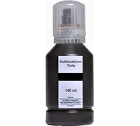 140 ml Sublimationstinte black für Epson Ecotank 101, 102, 103, 104, 105, 106, 113, 114