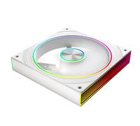 140 mm RGB Fan Reverse,Transwarp14 Reverse Flow ARGB Fan 140 mm,Suitable for mounting on the bottom or back of the chassis (WH)