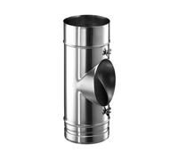 Ø 140 mm Schiedel Prima Plus Pièce en T pour raccordement 90° sortie réduite