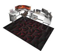 140 x 160 cm Tapis protège Sol, Tapis de Sol Gaming, Tapis de Chaise de Bureau, Tapis Protège-Sol pour Chaise de Bureau, Tapis Gaming Sol pour Sols durs pour Parquet, Tapis de Sol Gamer