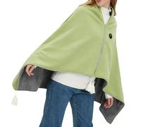 140 X 80cm Couverture Chauffante Usb Électrique Sans Fi, Plaid Poncho Chauffant Electrique, 3 Niveaux, Portable Pour Camping, Extérieur, Voiture, Bureau Lavable (Femmes/Hommes)
