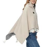 140 X 80cm Couverture Chauffante Usb Électrique Sans Fi, Plaid Poncho Chauffant Electrique, 3 Niveaux, Portable Pour Camping, Extérieur, Voiture, Bureau Lavable (Femmes/Hommes)
