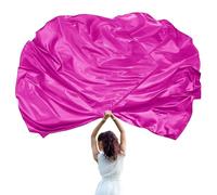 140 x 95 cm - Drapeaux de culte pour danses, églises, louanges de danse, louanges pour débutants avec tiges flexibles, culte de la danse avec tige évolutive