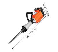 1400W 1500W 3600W démolition Jack marteau rotatif multifonctionnel sol rupture béton électrique marteau outil perceuse à percussion Durabilité, Efficacité(1400W)