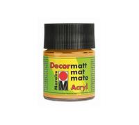 [140105784-3] Marabu Lot de 3 Peintures acrylique "Decormatt" 15Ml Or Métallique
