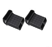 14073-1577 Lot de 2 conduits d'admission d'air pour Kawasaki KDX200 220R KLX 650 - Tuyau de circulation d'air en plastique noir - Pièce de rechange pour moto tout-terrain