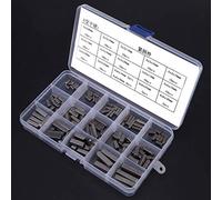 140pcs Arbre d'Entraînement Parallèle, Rondes Goupille Plate Arrondie Jeu De Clavettes à Arbres D'entraînement Parallèles 8mm 10mm 12mm 16mm 20mm 25mm 30mm Pour La Fixation Divers équipement