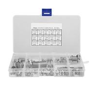 140pcs haute résistance métrique/outil de réparation de fil en acier inoxydable fil insert ensemble pour la réparation de fil facilement convertir les fils métriques et pouces