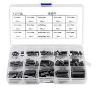 140PCS Round Ended Parallel Key Set 16 Sizes A3 Steel for Shaft Coupling | 140PCS Round Ended Parallel Key Set A3 Steel 16 Sizes 3x3 to 6x6mm for Flywheel Key Pulley Fasteners