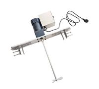140W Electric Paint Mixer with 120mm Impeller, Tank Paint Mixer, 400mm Stainless Steel Stirring Rod, 420~520mm Diameter(220v)