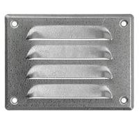 140x105mm Galvanisé Métal Grille de Ventilation - Grille D'aération avec Moustiquaire