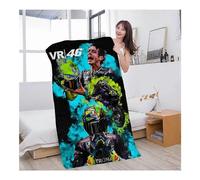 (140x180cm,#26)Valentino Rossi 46 Motorcycle Racing Microfiber Bath Towel Swim Beach Blanket UK