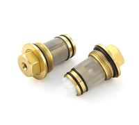 1411600M Clapet anti-retour 1/2" compatible avec GROHE 1411600M Version en laiton - Clapet anti-retour Accessoires de salle de bain pour robinet de lavabo de salle de bain - Lot de 2