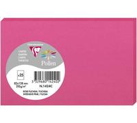 1419c - Paquet De 25 Cartes Simples - Format 8,2x12,8cm - 210g/M² - Coloris Myosotis - Cartons D'invitation Evènements Et Correspondance - Gamme Pollen - Papier Premium Lisse