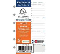 [14212E] Exacompta Recharge Exatime 14 semainier millésimé 2 pages par semain...