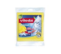 Vileda 142289 éponge Rectangulaire Cellulose, Coton, Fibre Bleu, Rose, Jaune 3 pièce(s)