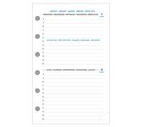 Recharge Exacompta Collection Exatime 14 2 jours par page 2026 Blanc Blanc G