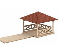 14263 Noch Ho Gazebo pour Événements en Bois pour Pêcheurs En Kit Laser Cut