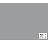 [14268] apli Etui Cartoline de Bricolage 180G 50X65CM 25 Feuilles GRIS