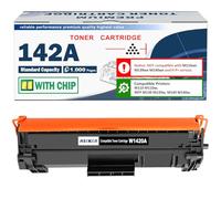 142A Noir avec Puce Cartouche de Toner W1420A Compatible pour HP 142X W1420X pour HP LaserJet M110 M110w MFP M139 M139w M140 M140w Imprimantes