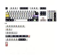 143/138 Touches Pixel Art Dessin Animé Keycaps PBT 5 Faces Sublimation OEM Profil Clavier Mécanique Keycaps for Les Amateurs De Clavier De Bricolage De Jeu(3-Side Light Pass 138 Keys)