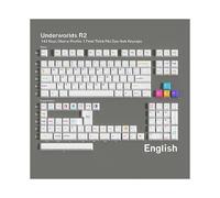 143 Keys English Keycap Cherry Universal Mechanical Keyboard 1.7mm Thick PBT Dye-Sub Cherry MX Swit