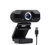 143 Webcam Full HD 1080P, caméra USB de Bureau pour Ordinateur avec Lecteur de Microphone pour Les appels vidéo en Direct en Ligne