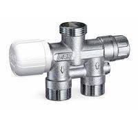1431 Vanne thermostatique droite simple tube double sans robinet et bouchon FAR
