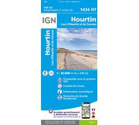 1434ot hourtin lacs d'hourtin et de carcans Echelle 1: 25 000 - Collectif - Ign Institut Geographique National - broché - Atlas / carte