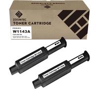 143A W1143A Cartouche De Toner Compatible Pour Hp 143A W1143A 143Ad W1143Ad Noir Compatible Pour Imprimante Hp Neverstop Laser Mfp 1202W 1202Nw 1201N 1001Nw (2X Noir)[ENC941419]