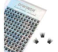 144 Clusters Of Individual False Eyelashes 12 Mm Length D Curl Diy Cluster Volume Lashes Individual Natural Cluster False Eyelashes Diy At Home Eyelash Extensions Cluster Lashes (Diy-12mm)
