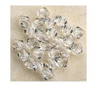 144 pcs/Lot cristal clair/cristal AB chinois 5301 perles Bicone en cristal 8mm(Crystal Clear)