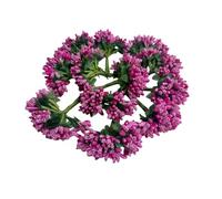 144 pièces de mini fleurs artificielles rose vif avec étamines et pistils et tiges souples, baies de 20 mm pour créations DIY, décorations de mariage, épingles à cheveux de mariée, décorations de