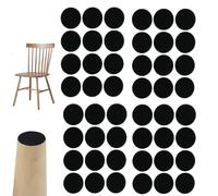 144 Pièces Feutrine Autocollante, Patins Feutre Autocollant 15mm Patin Chaise Feutre 5mm Tampon Meuble Patins pour Meubles Anti-Rayures & Réduction du Bruit Noir
